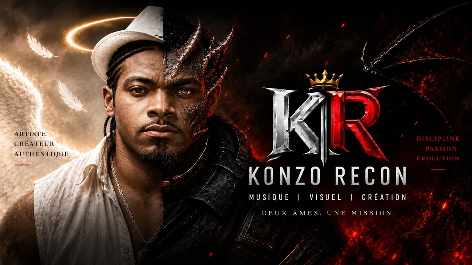 Aperçu du site KONZO RECON — univers ange et démon