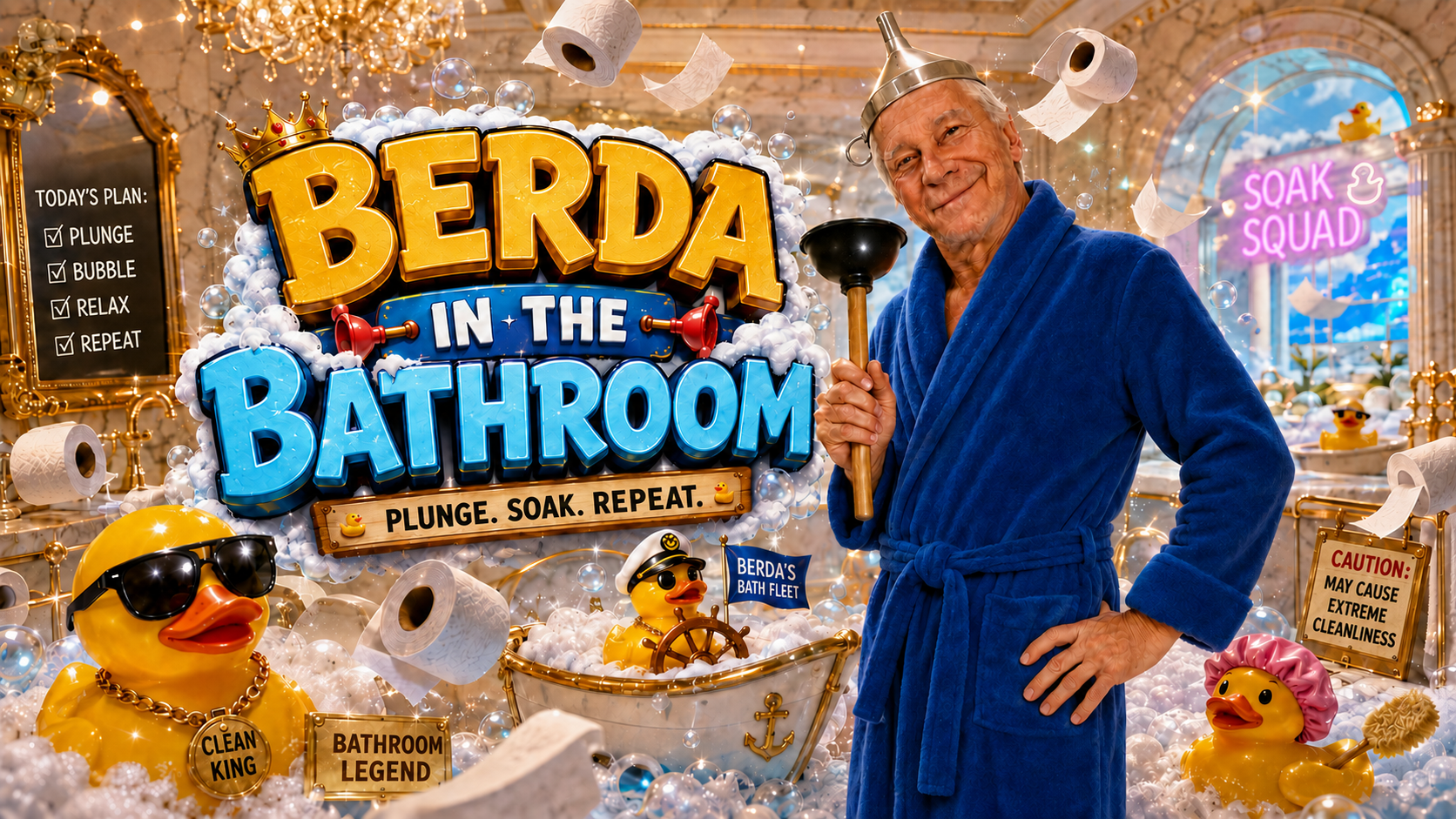 Berda in the Bathroom website preview
